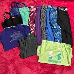 Girls Under Armour Lot - YM/YL